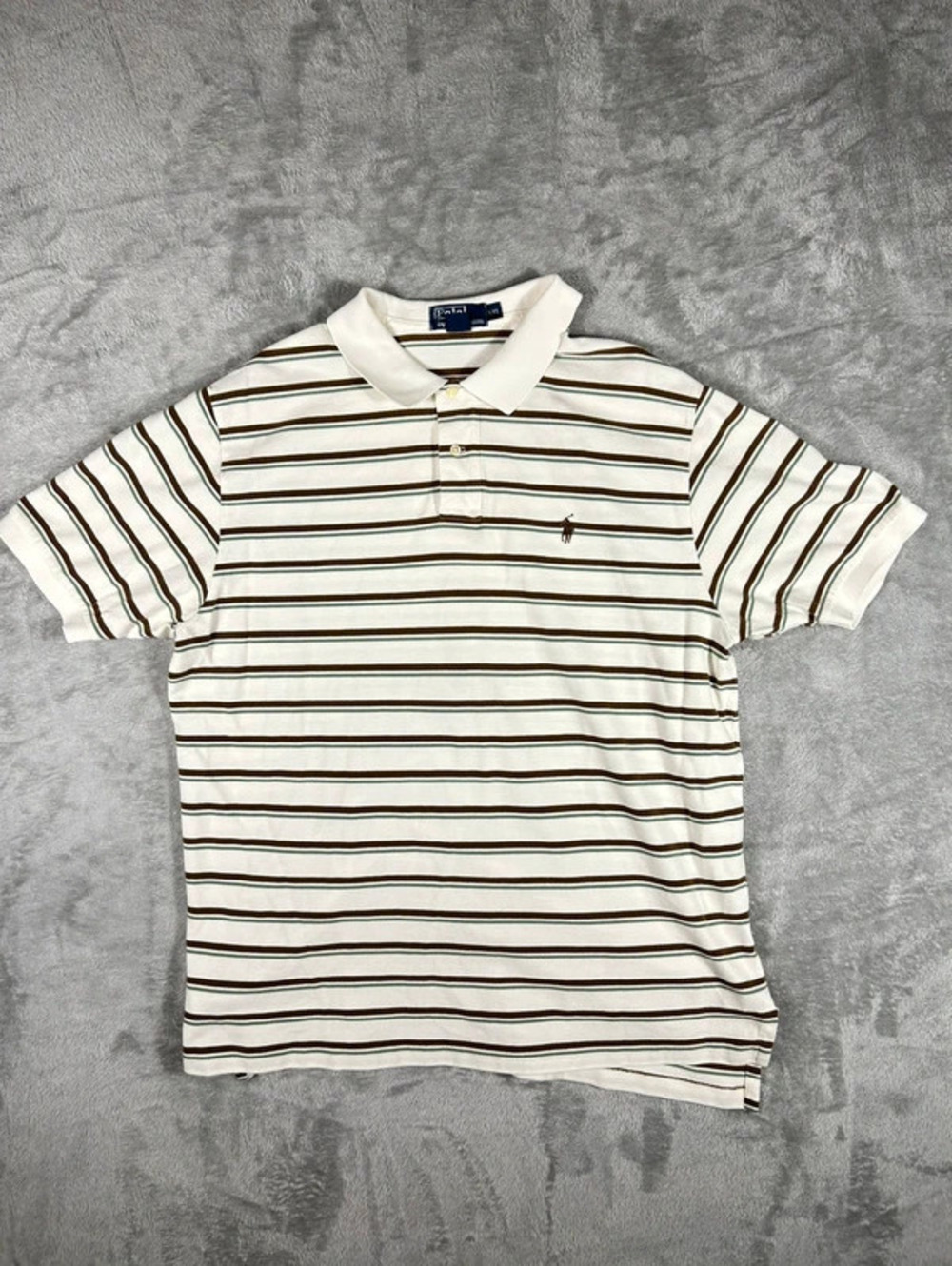 polo ralph lauren striped polo shirt size XXL